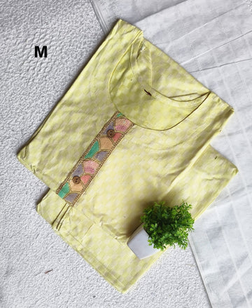 K1008 - Cotton 3pc Kurta Set