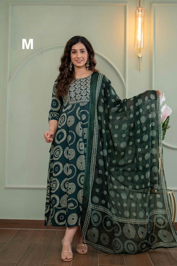 AD1043 - Anarkali kurtis with Dupatta