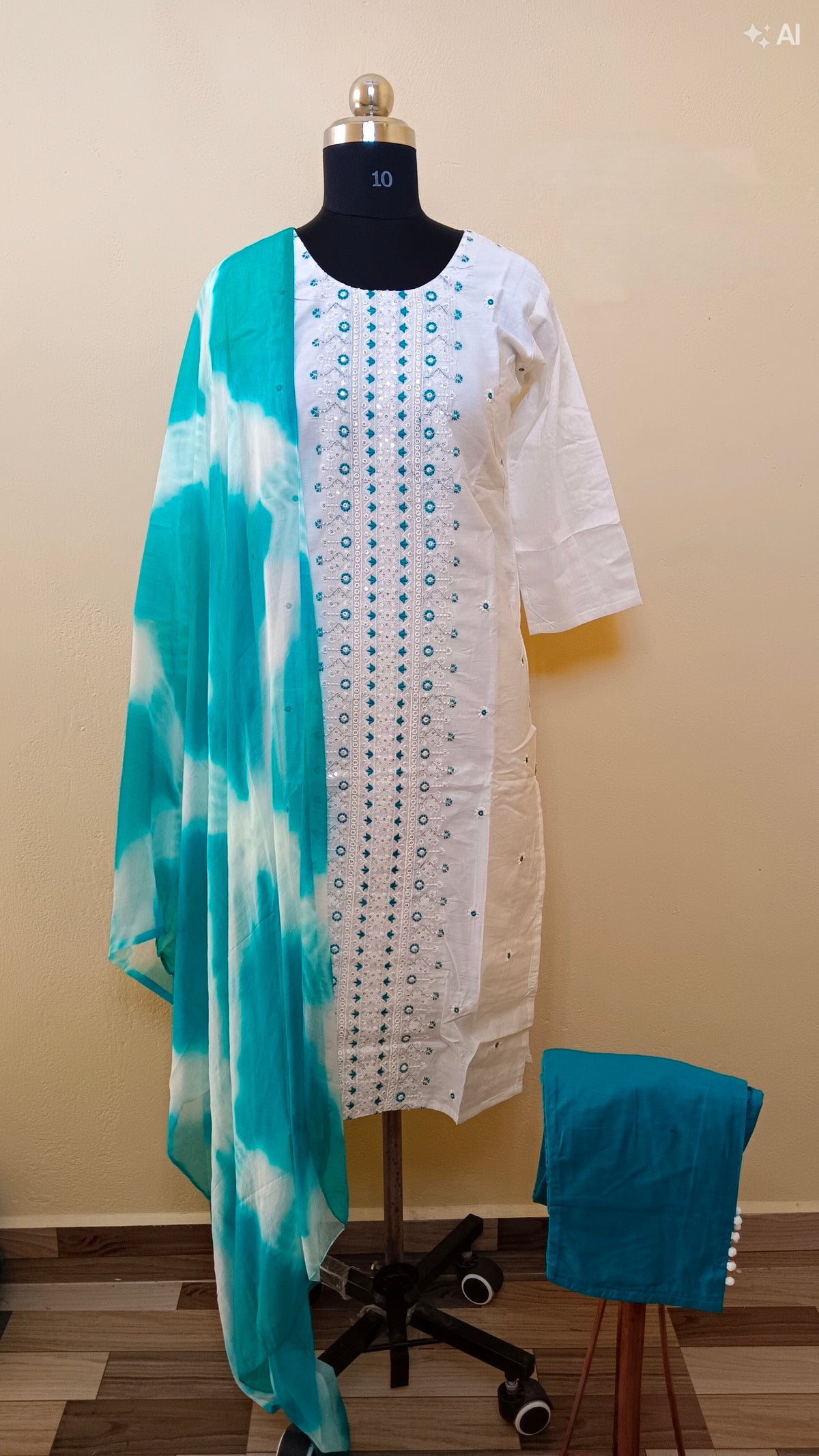 D1366 - Kurti with Pant and Dupatta