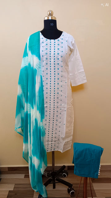D1366 - Kurti with Pant and Dupatta