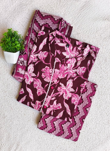 D1218 - Cotton 3pc Kurta Sets