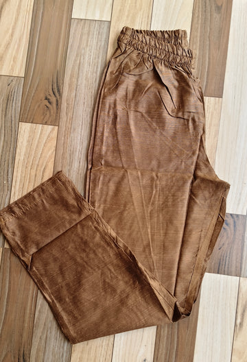 P013 - Silk Pants (camel)