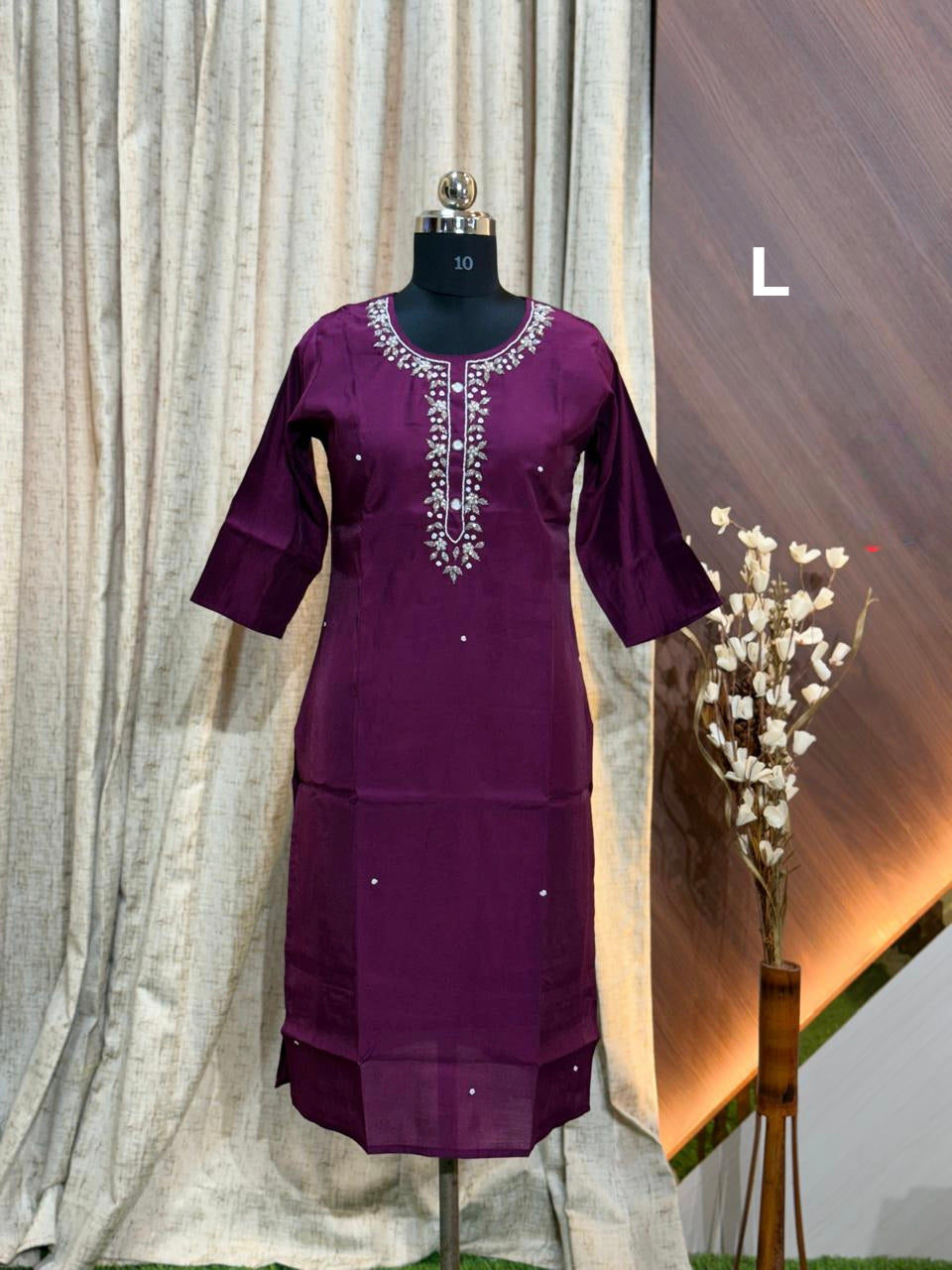 9532 - SILK KURTIS