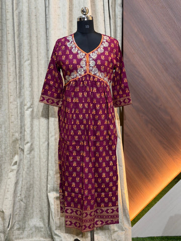 D1223 -  Anarkali Kurtis