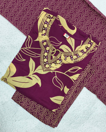 D1178 - Cotton 3pc Kurta Sets