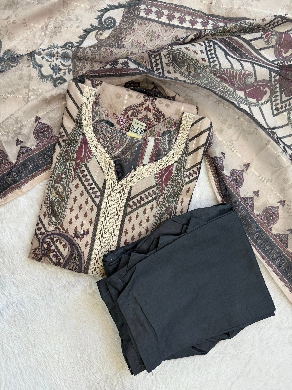 D1368 - Kurti with Pant and Dupatta