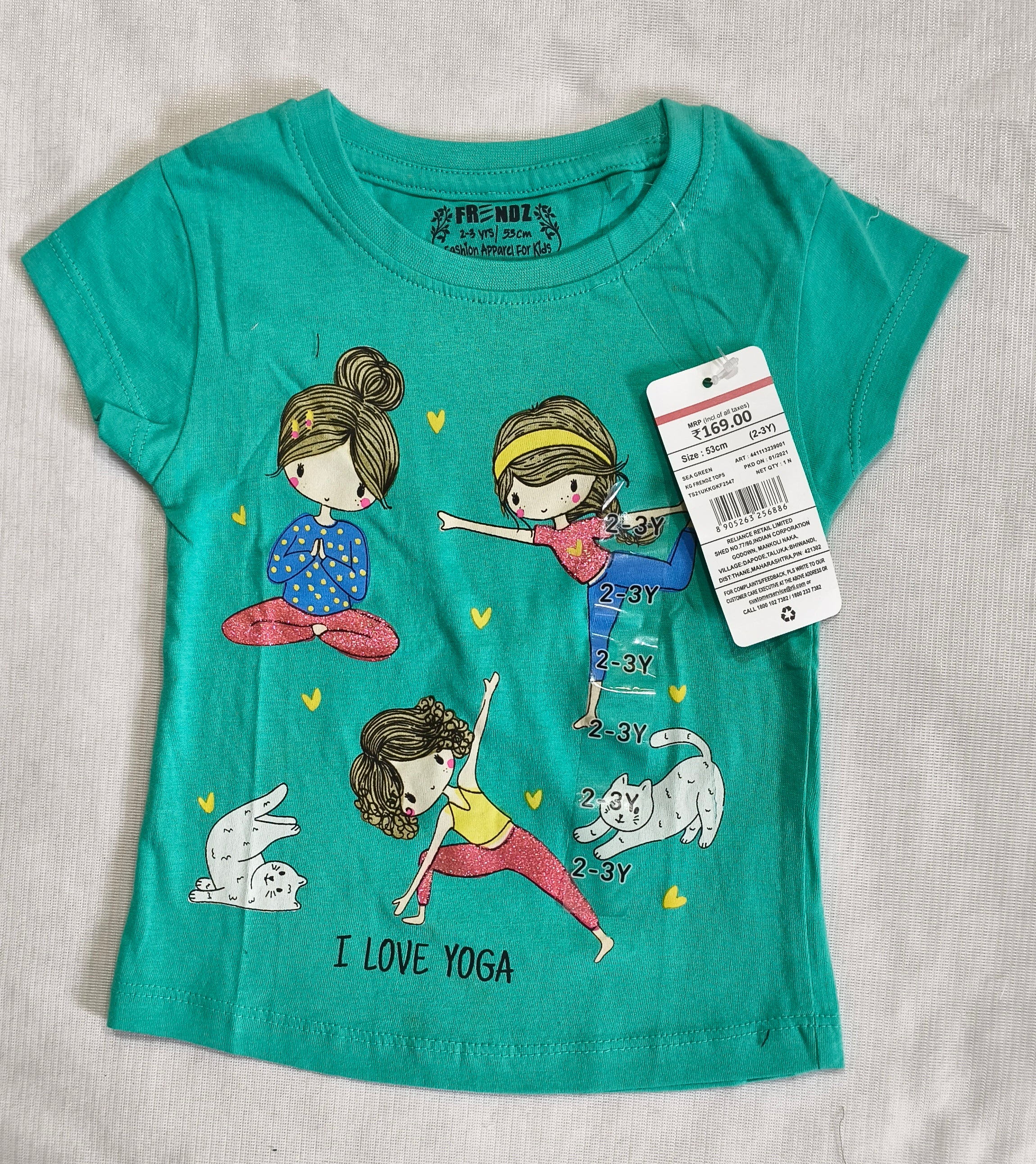 K9170 - t shirt Girl