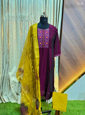 D1357 - Kurti with Pant and Dupatta