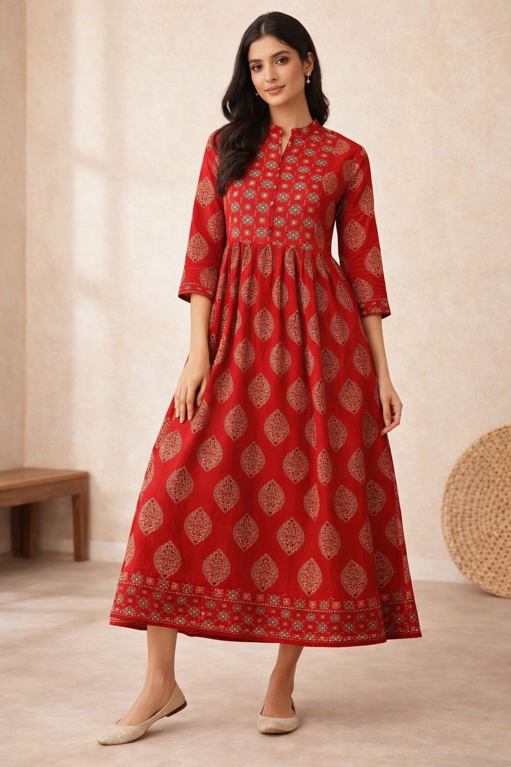 8640 -  Anarkali kurtis