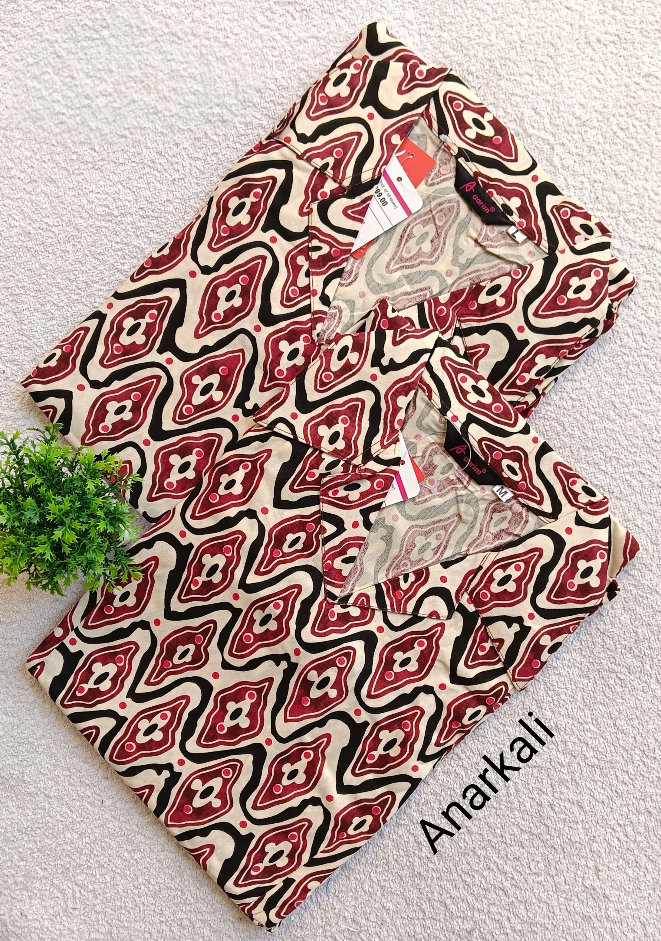 D1251 -  Anarkali Kurtis