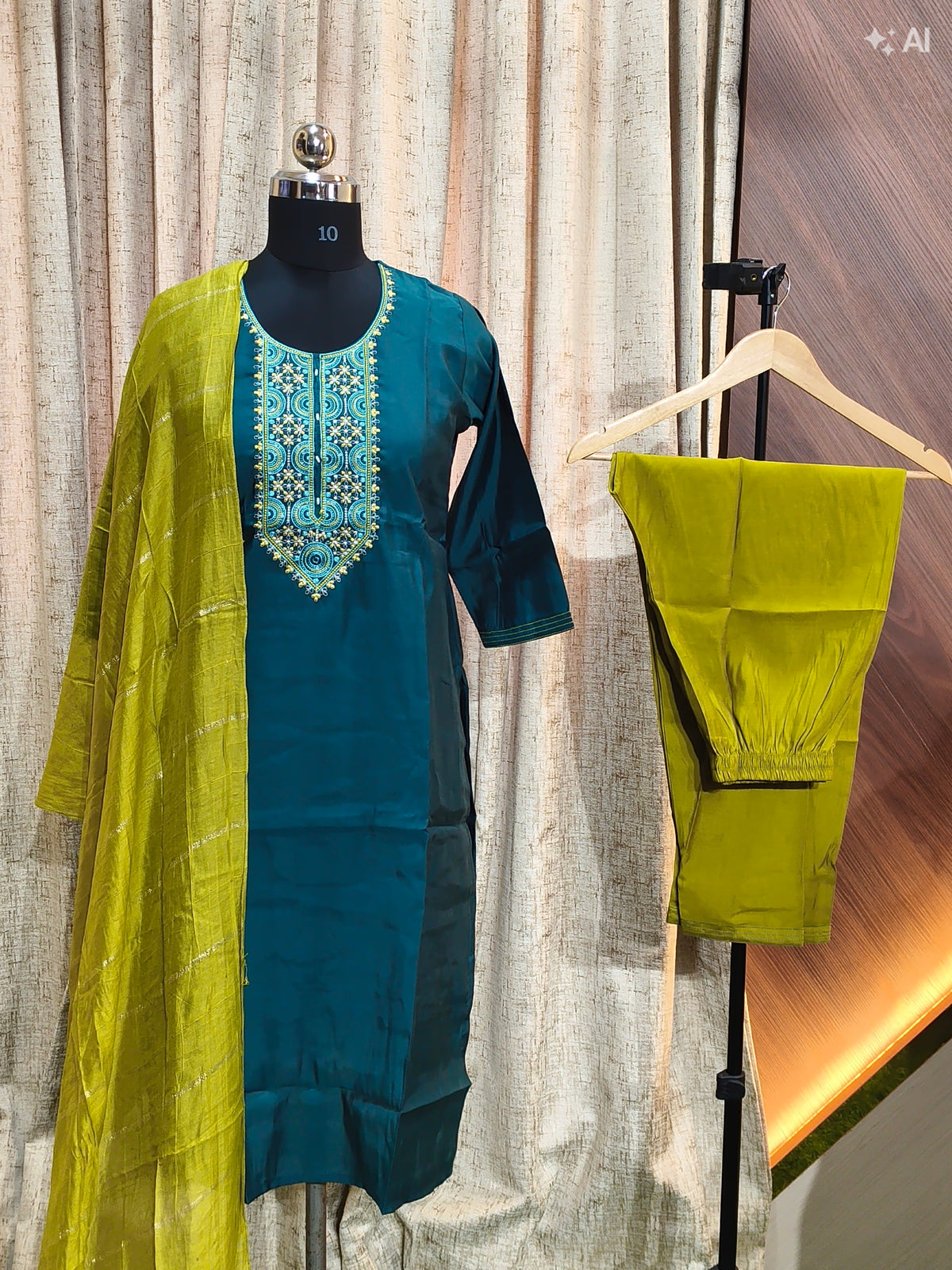 D1359 - Kurti with Pant and Dupatta