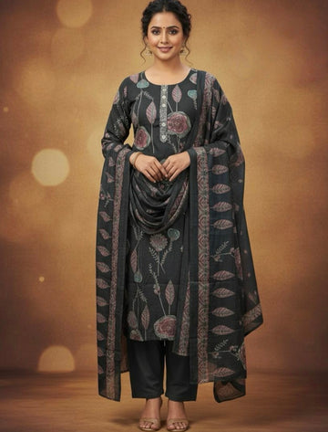 D1285 - Vatican 3pc Kurta Sets (black)