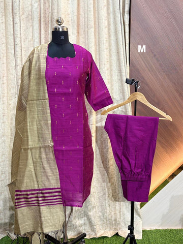 7456 - Kurti with Pant and Dupatta 3PC