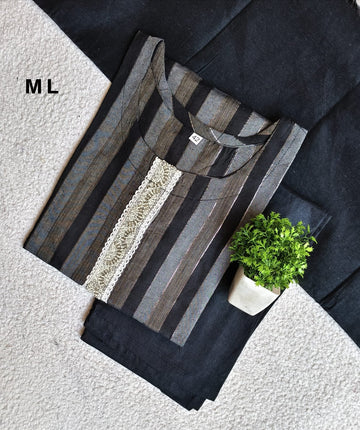 K1016 - Cotton 3pc Kurta Set