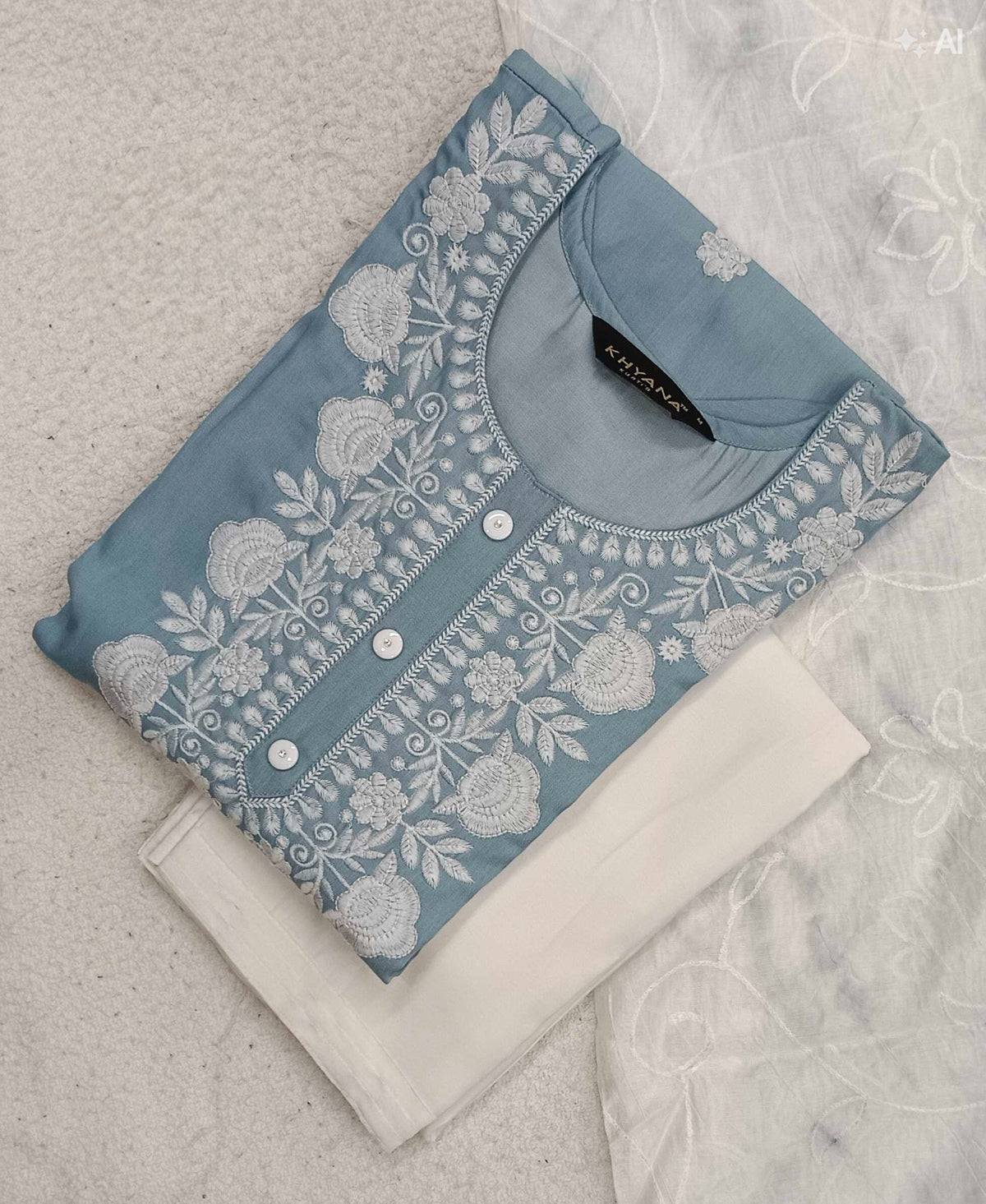 D1374 - Kurti with Pant and Dupatta