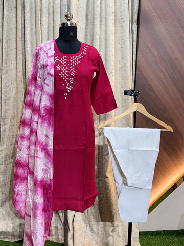 D1353 - Kurti with Pant and Dupatta
