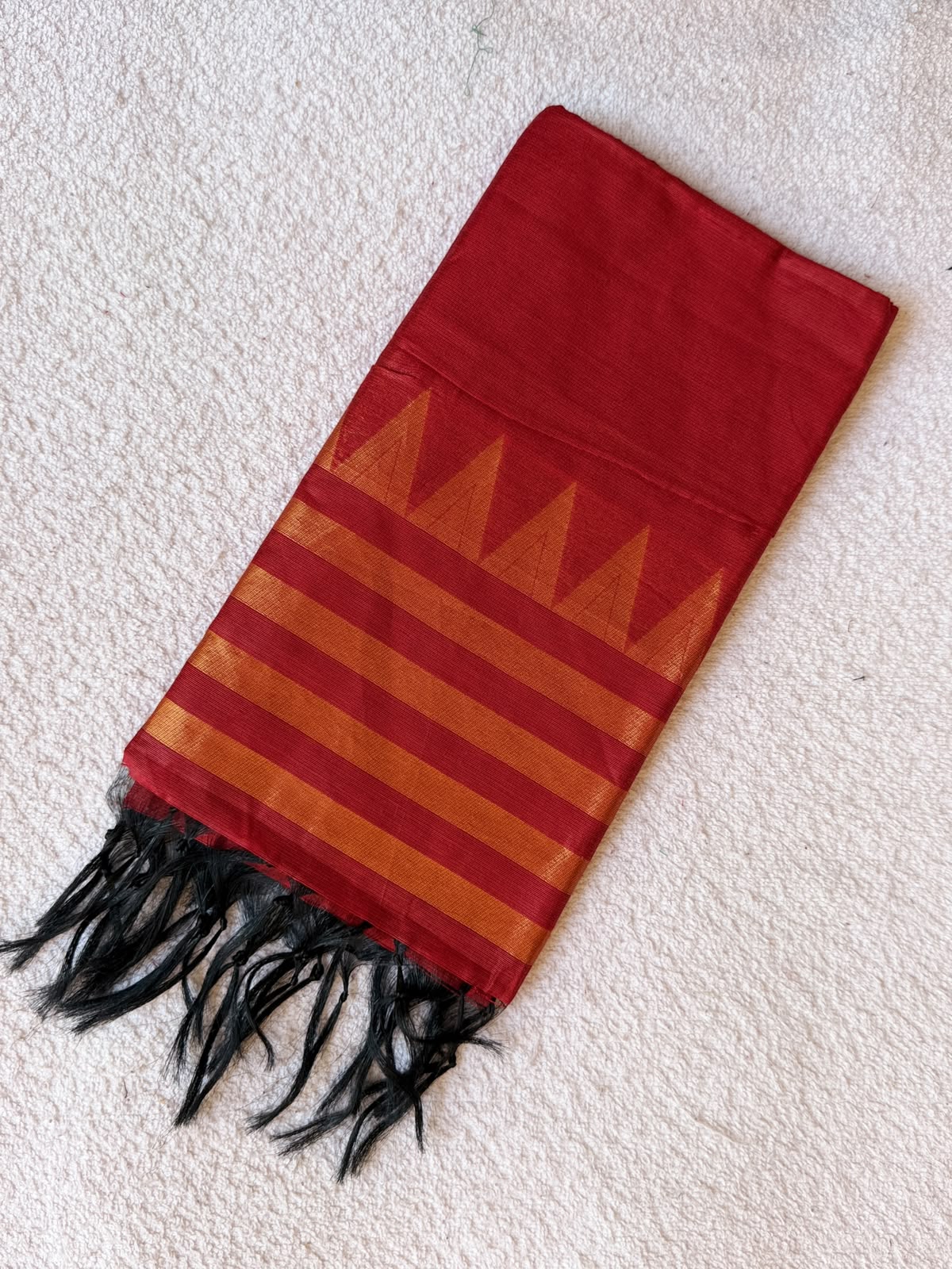 P024 - Silk Dupatta (Red)