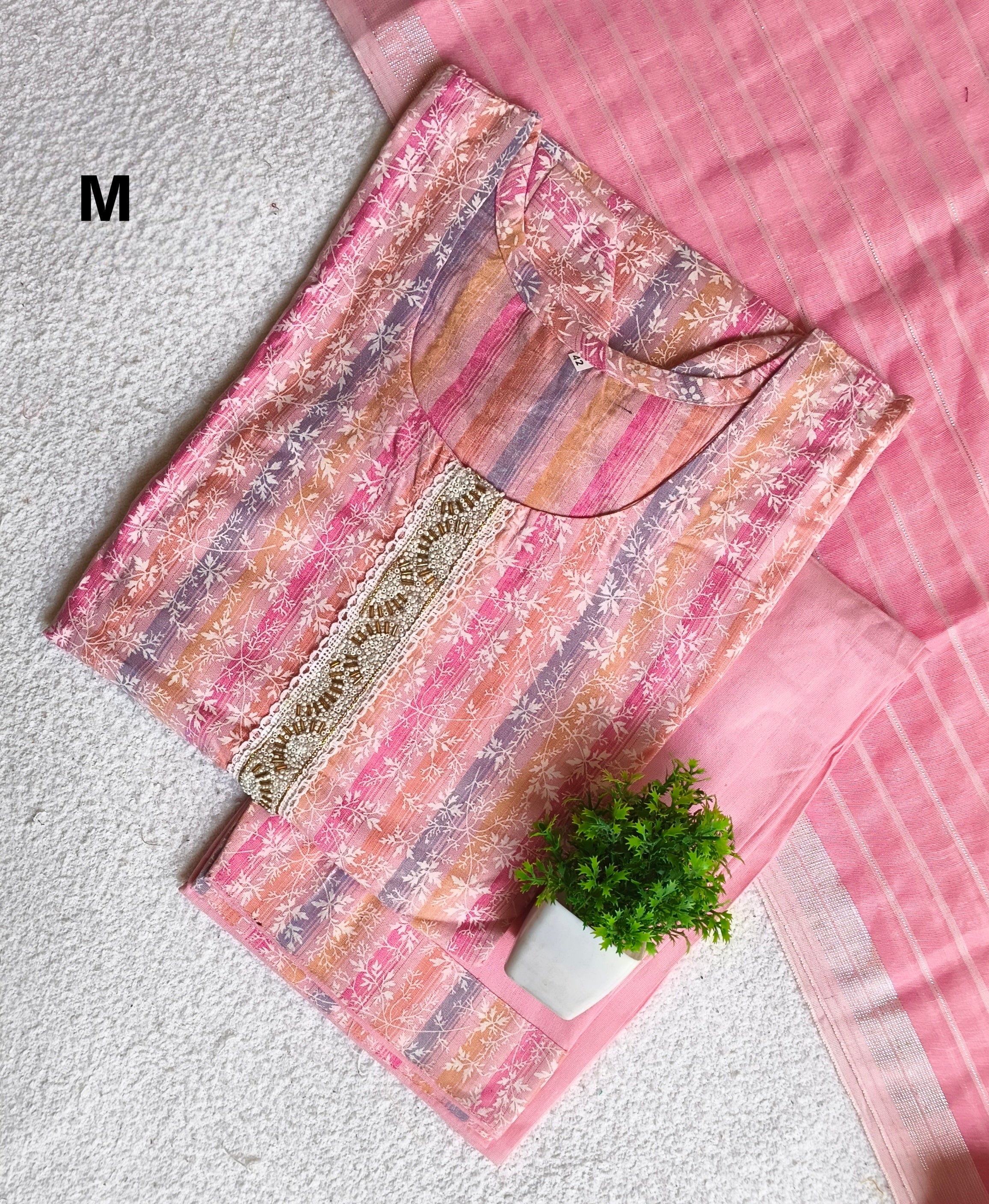 KPD012 - Cotton 3pc Kurta Set