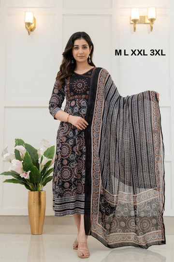 AD1044 - Anarkali kurtis with Dupatta