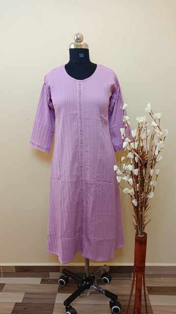 D1189 - Popcorn A line kurti