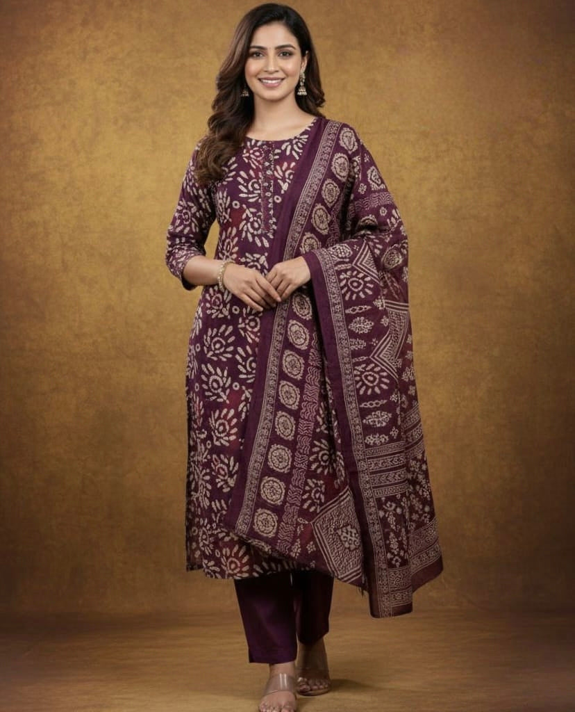 D1278 - Vatican 3pc Kurta Sets