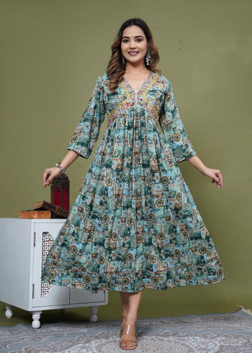 D1246 -  Anarkali Kurtis