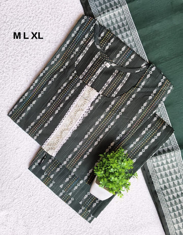 K1009 - Cotton 3pc Kurta Set