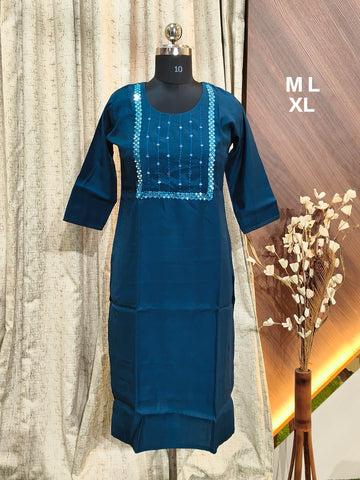 9439 - SILK KURTIS