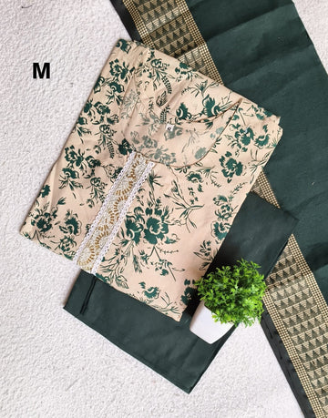 K1005 - Cotton 3pc Kurta Set