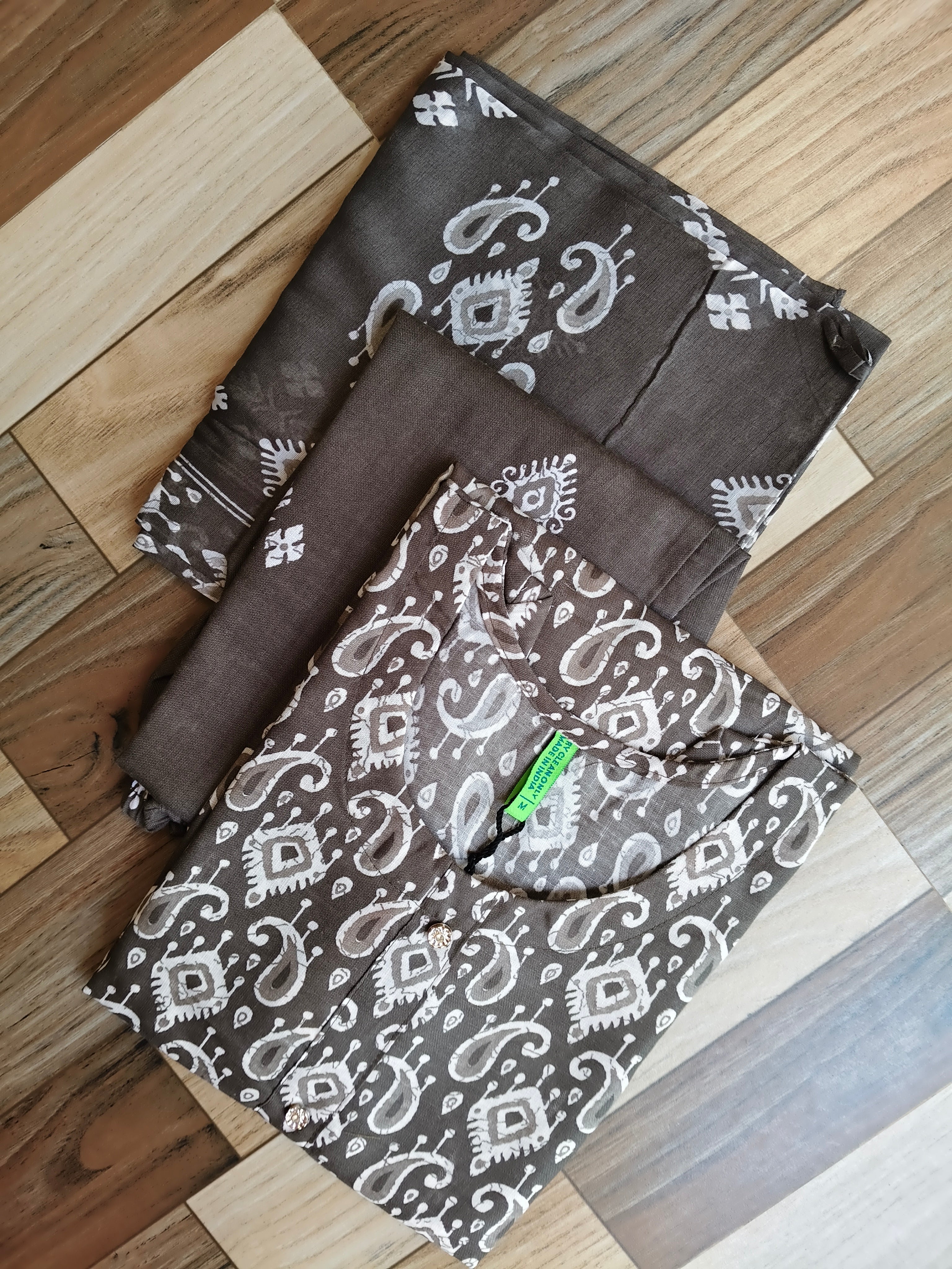 KPD013 - Cotton 3pc Kurta Set