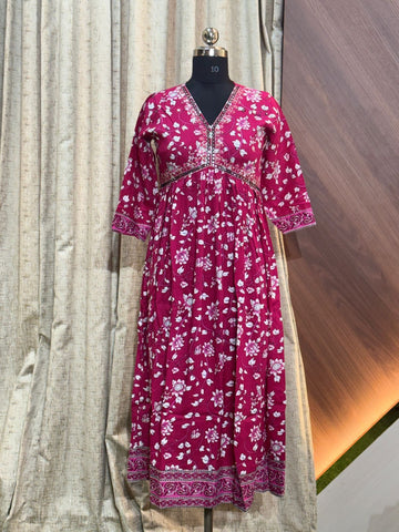 D1229 -  Anarkali Kurtis