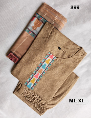 D1043 - 3pcs Blend Cotton