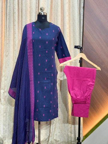 D1110 - Cotton 3pc Kurta Sets