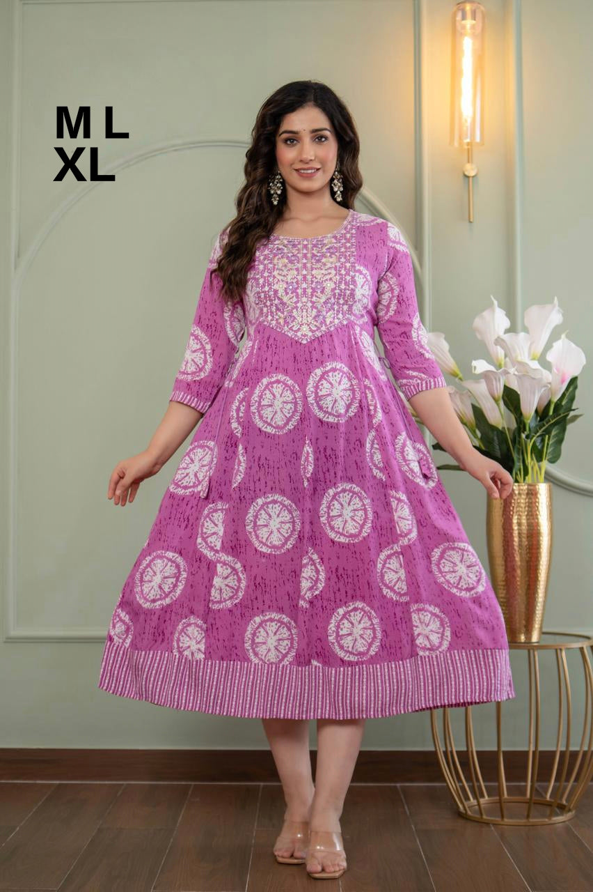 U1058 -  Anarkali Kurtis