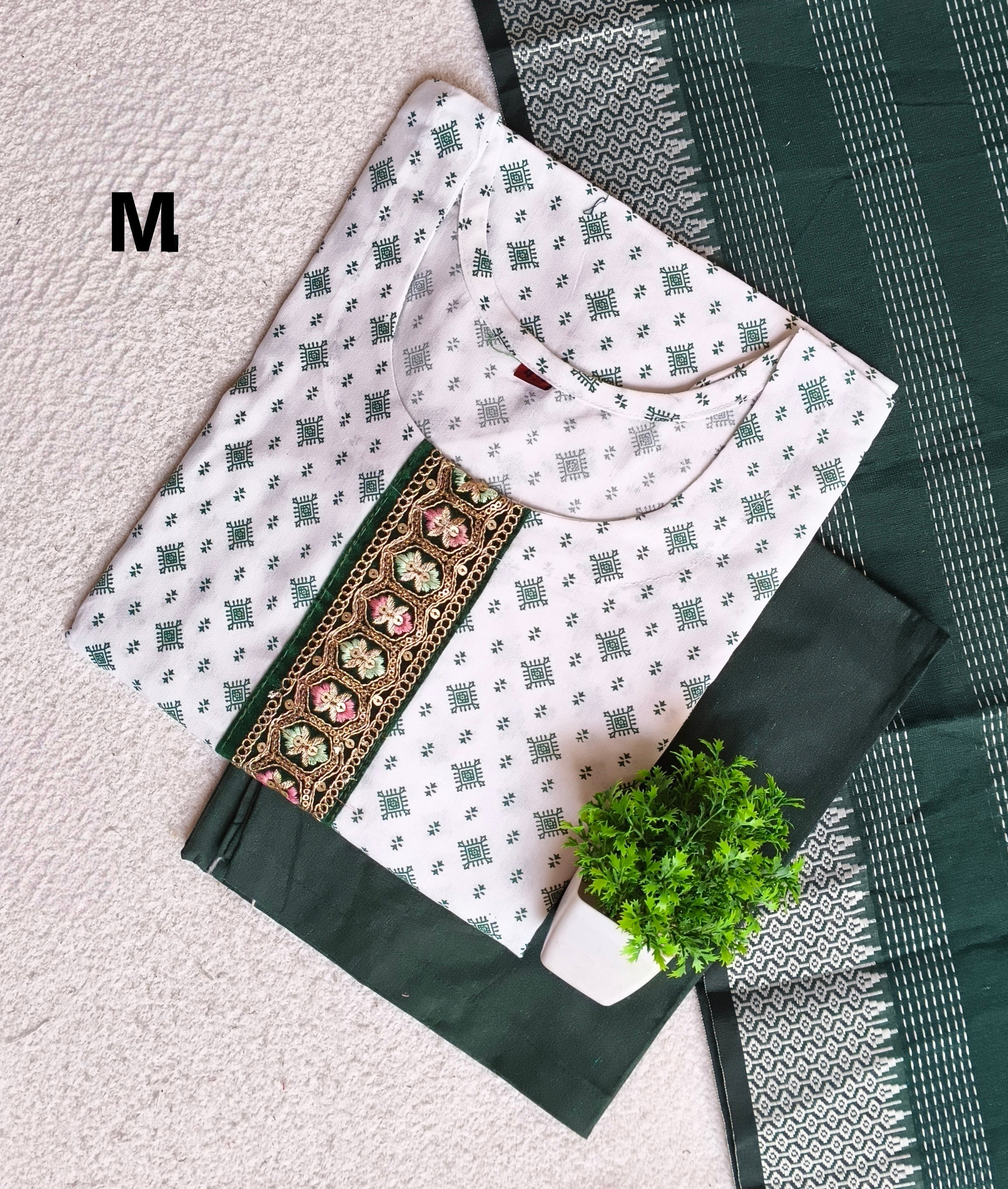 KPD07 - Cotton 3pc Kurta Set