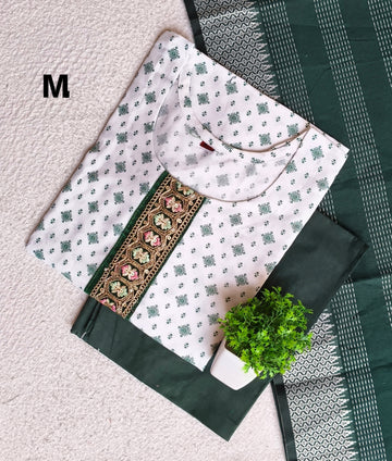 KPD07 - Cotton 3pc Kurta Set