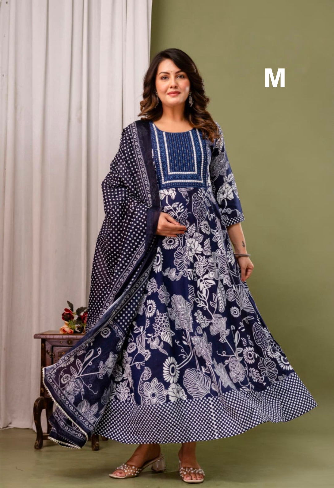 AD1037 - Anarkali kurtis with Dupatta