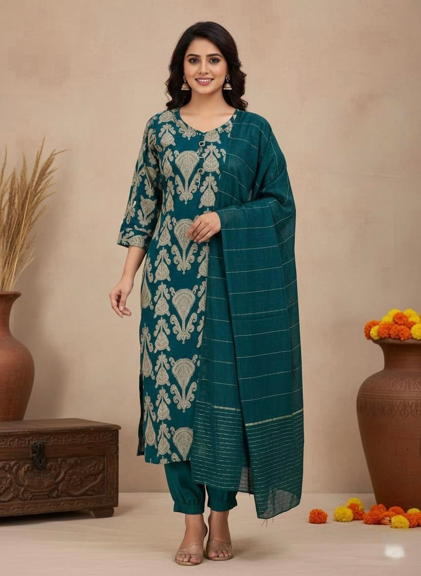 D1291 - Vatican 3pc Kurta Sets
