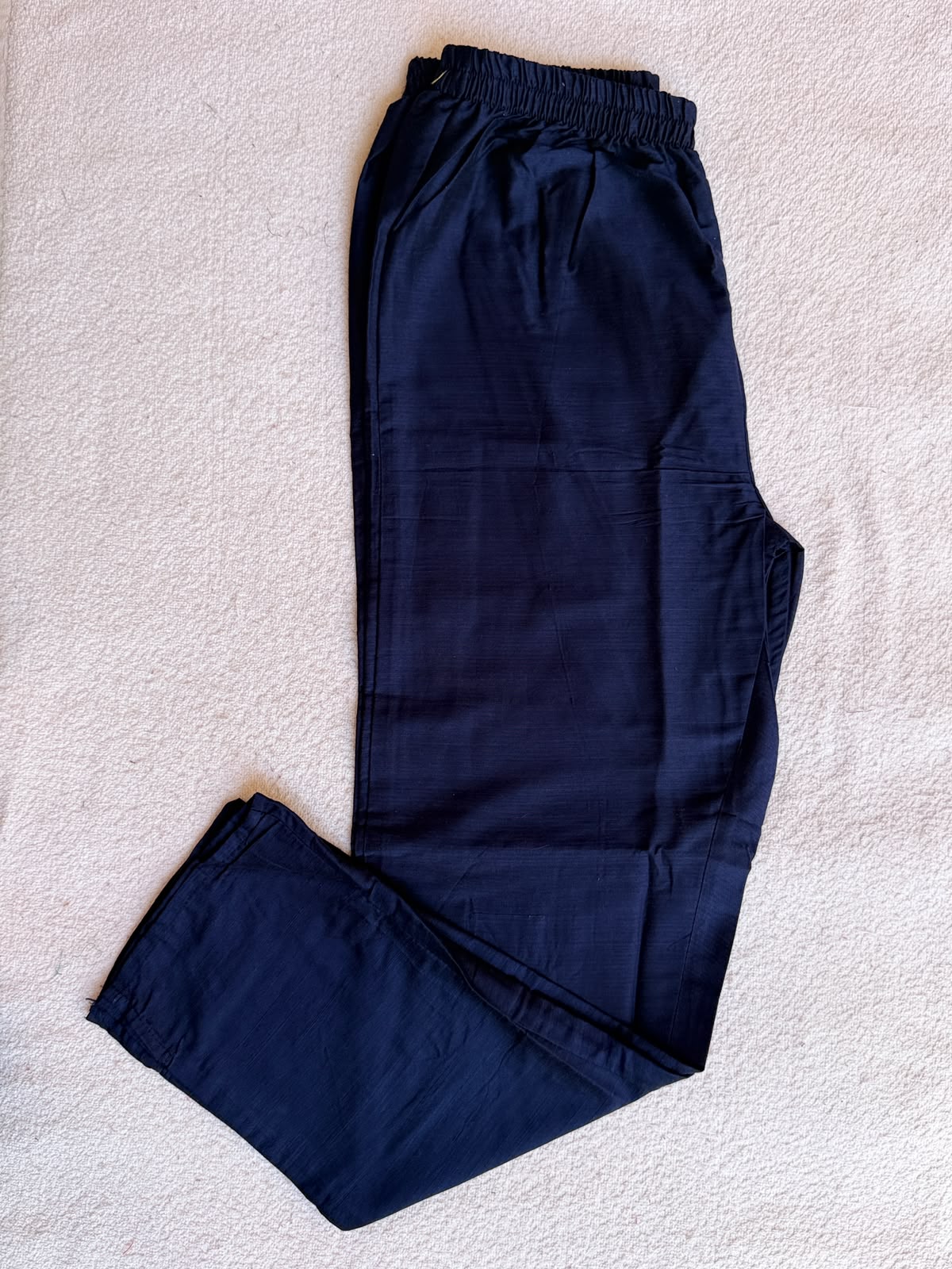 P025 - Silk Pants (Navy blue)
