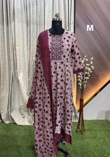AD1016 - Anarkali kurtis with Dupatta