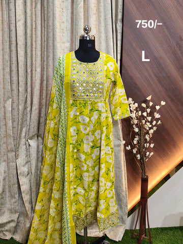 AD1025 - Anarkali kurtis with Dupatta