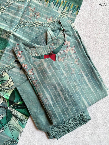 D1325 - Cotton 3pc Kurta Sets