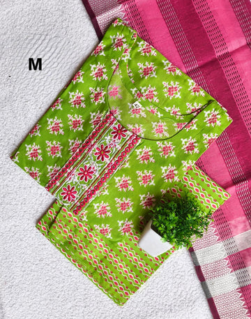 KPD010 - Cotton 3pc Kurta Set