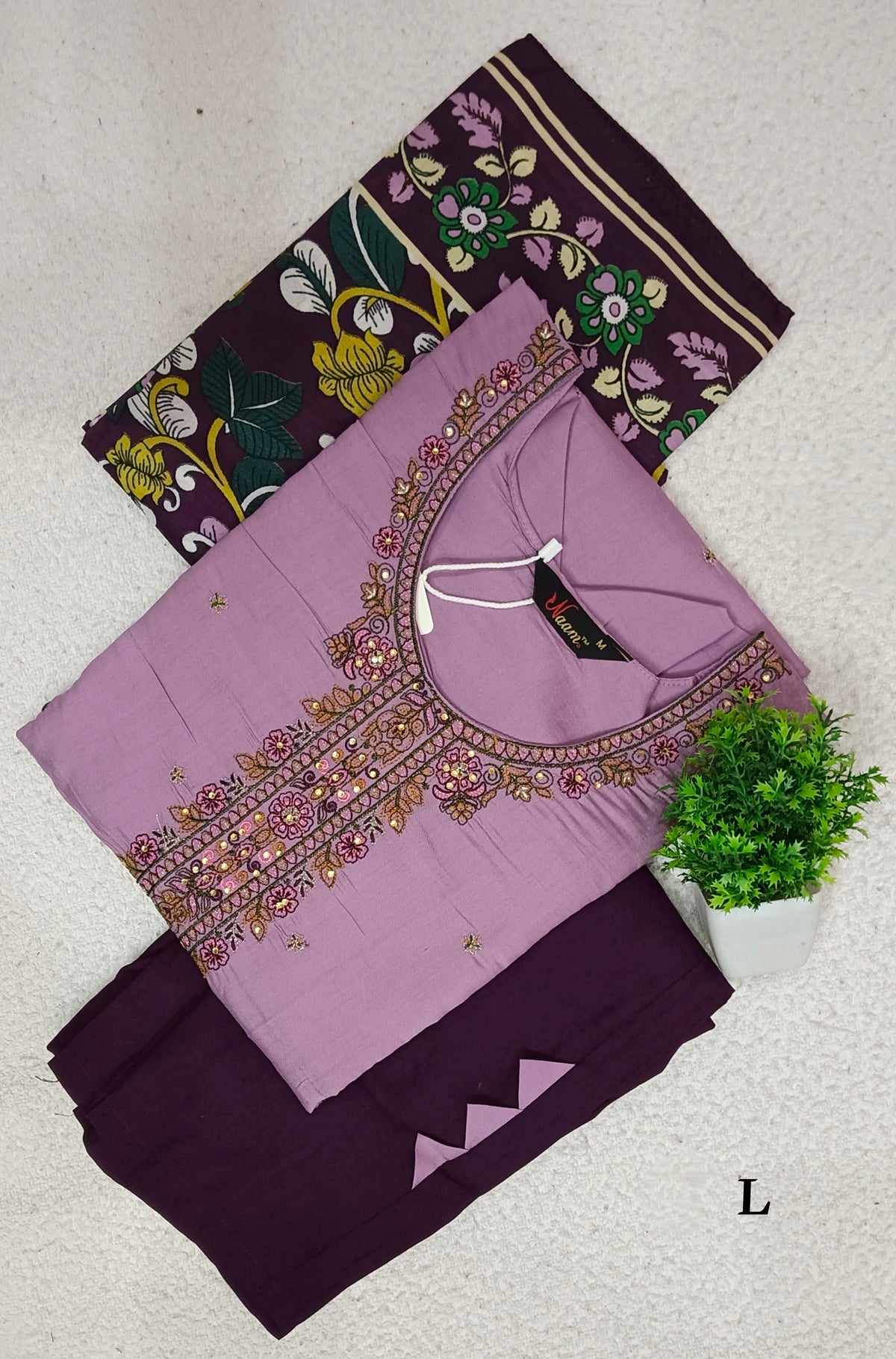 D1365 - Kurti with Pant and Dupatta