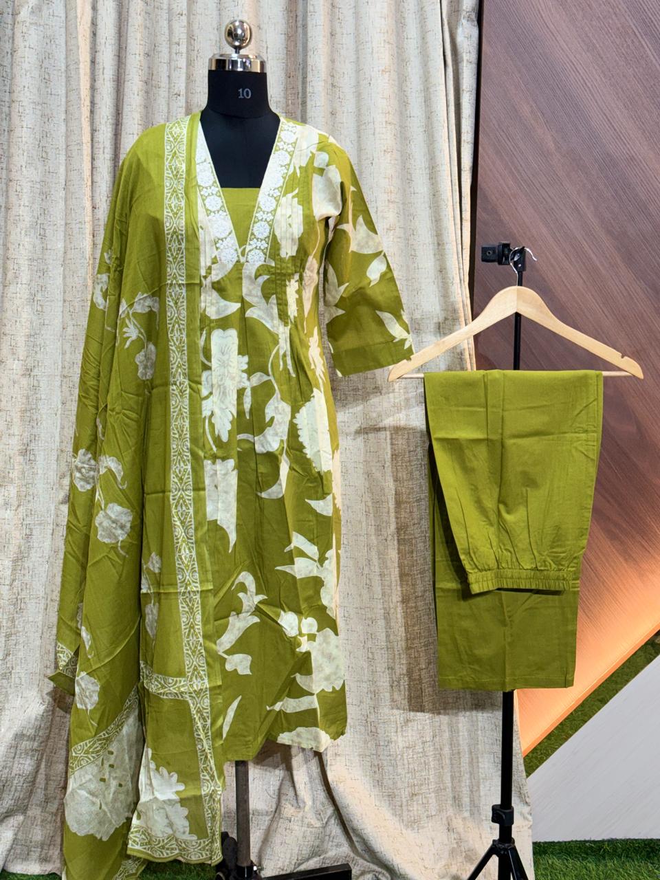 RC029 - Cotton Kurti 3PCS Set