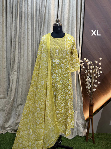 AD1041 - Anarkali kurtis with Dupatta