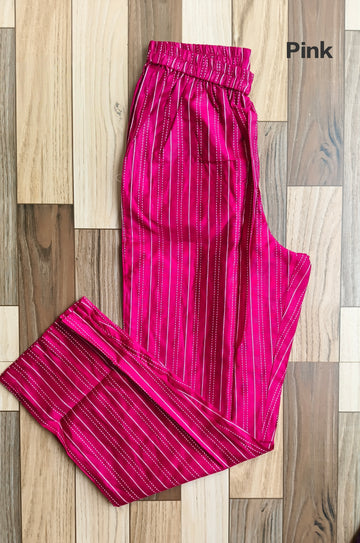 P002 - Silk pants (pink)