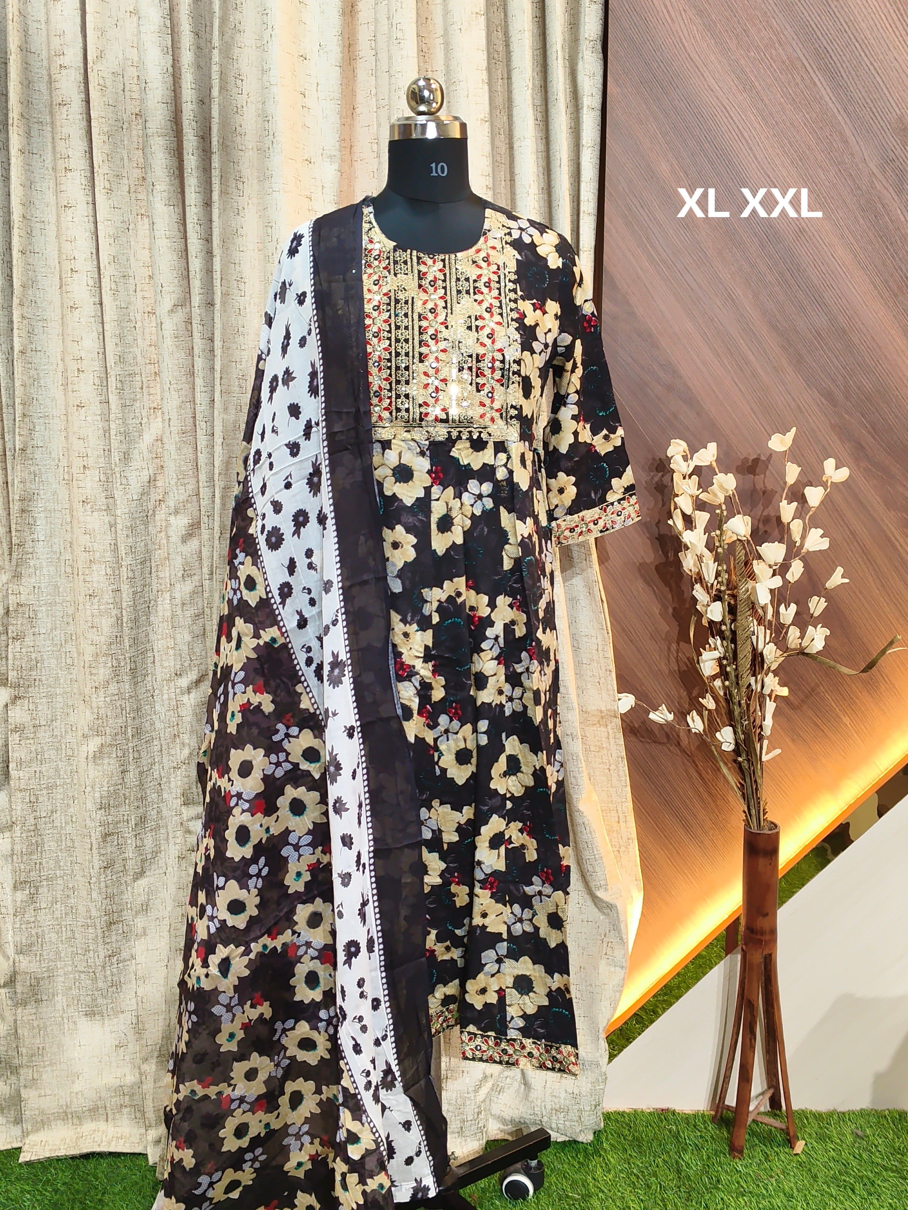 AD1007 - Anarkali kurtis with Dupatta