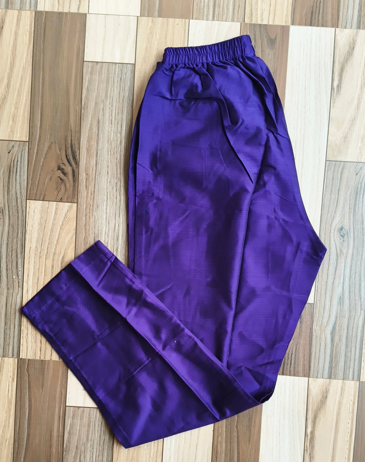P011 - Silk Pants (dark violet)