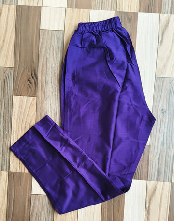 P011 - Silk Pants (dark violet)